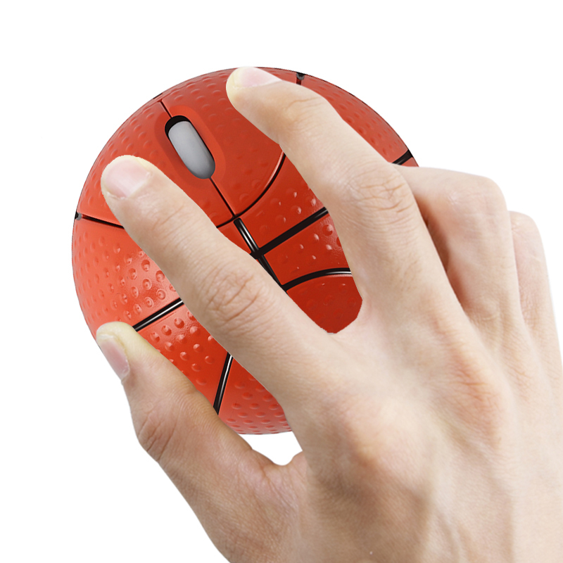 Сүйкімді-3D-сымсыз-тінтуір-мини-баскетбол-дизайн-ойыншы-эргономикалық-маус-оптикалық-ойын тышқандары-ДК-ноутбук үшін