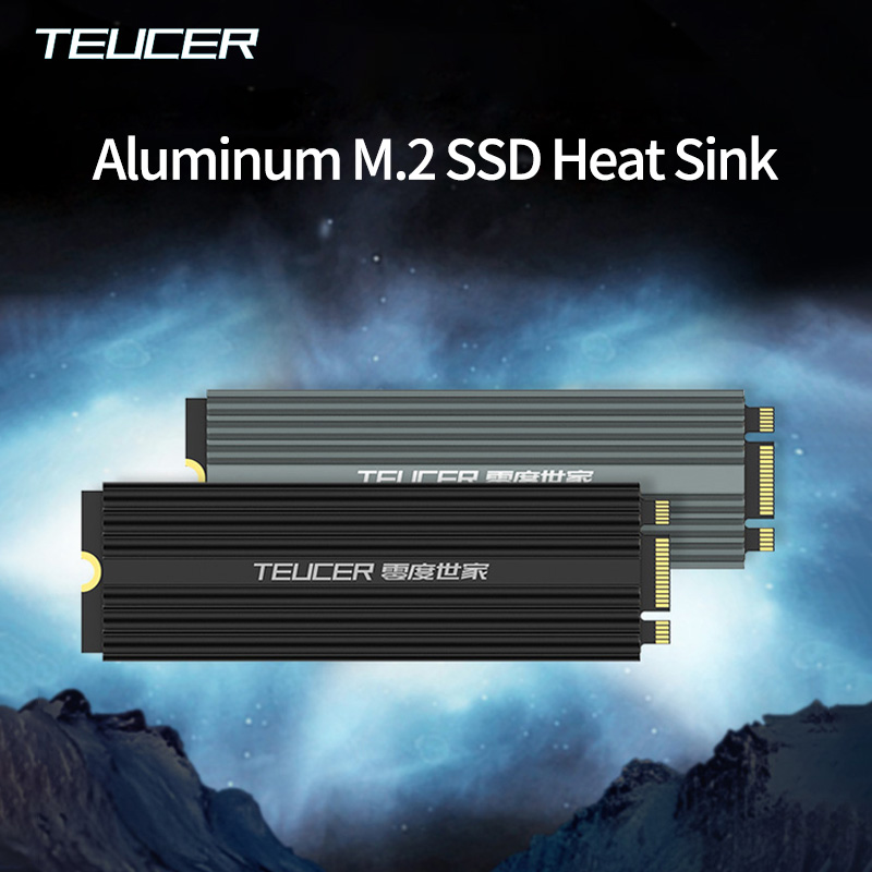 TEUCER-M2-SSD-Heatsink-NVME-2280 Firmum-Reipublica-Disk-Drive-Radiator-Cooler-Cooling-Pad-pro Desktop