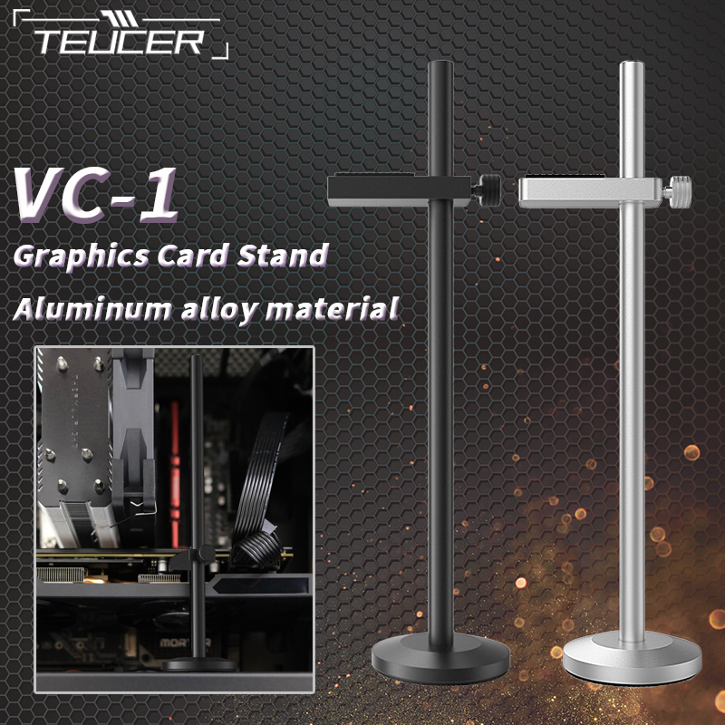 TEUCER-VC-1-Aluminium-Alloy-Graphics-Video-Stand-GPU-Dukungan-Jack-Desktop-PC-Case-Bracket-Pendingin