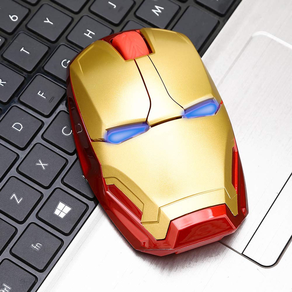 Wireless-Mice-Iron-Man-Mouse-Mouse-Computer-Button-Silent-Click-800-1200-1600-2400DPI-Adjustable-USB (3)